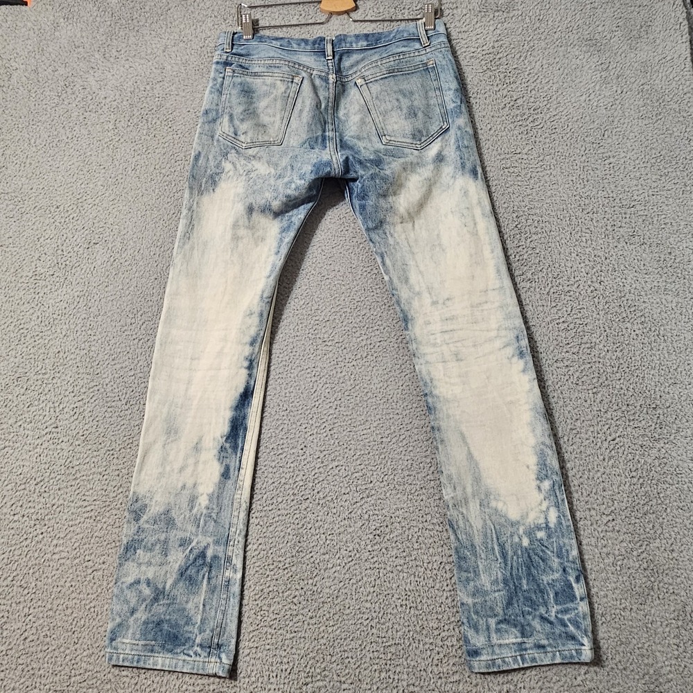 APC New Cure H Jean Tres Etroit Jeans Tie Dye Acid‎ Selvedge Men's Size 31 x 32 - Picture 2 of 9